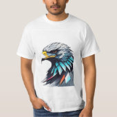 T-shirt "Visionnaires d'aigle : Mode en vol" (Devant)
