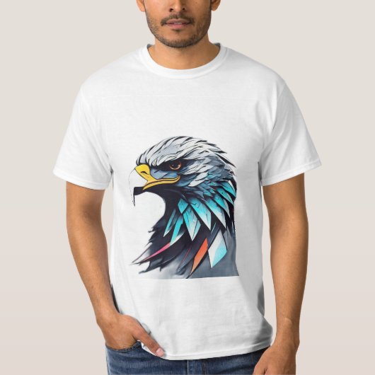 T-shirt "Visionnaires d'aigle : Mode en vol" (Devant)