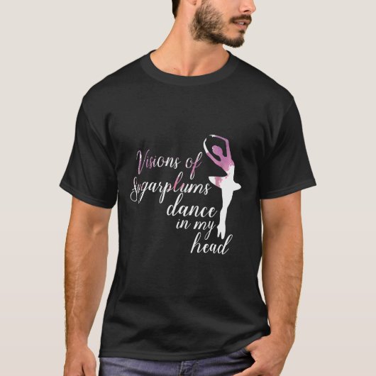 T-shirt Visions De Ballet De Plums De Sucre Nutcracker Dan (Devant)