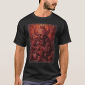 T-shirt Visions de l'enfer Satan Devils Démons Monster Ske (Devant)