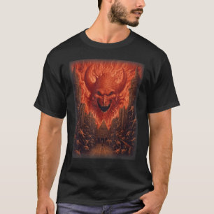 T-shirt Visions de l'enfer Satan Devils Démons Monster Ske