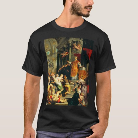 T-shirt Visions d'Ignace par Peter Paul Rubens (Devant)