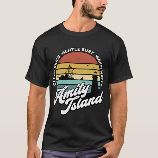 T-shirt Visit Amity Island (Devant)