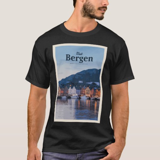 T-shirt Visit Bergen (Devant)