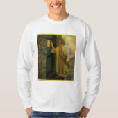 T-shirt Visitation à Dawn Jesus frappe sur une porte rusti (Devant)