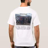 T-shirt Visite 2013 de chemise de lacs (Dos)