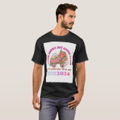 T-shirt Visite carnavalesque estivale rose 2024 Jamais Ne  (Devant entier)