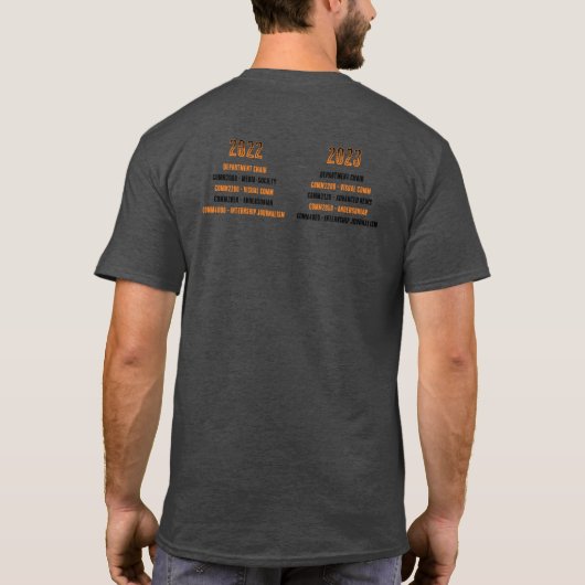 T-shirt Visite d'adieu (Dos)