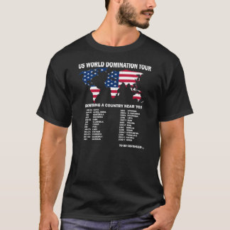 T-shirt Visite de domination du monde