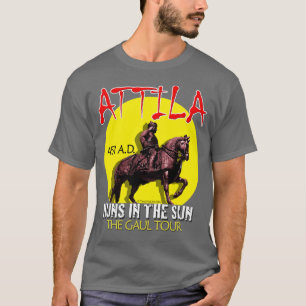 T-shirt Visite de "huns d'Attila au soleil" (l'obscurité