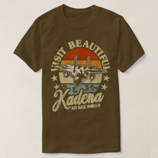 T-shirt Visite de la base aérienne de Kadena Belle Kadena (Design devant)