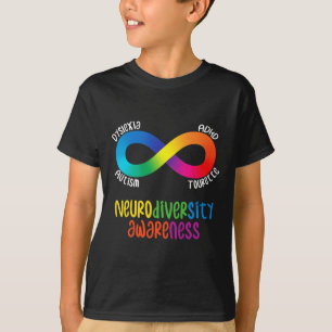T-shirt Visite de la dyslexie de l'autisme et de l'autisme