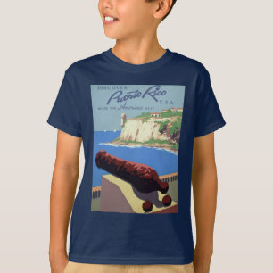 T-shirt Visite de la forteresse El Morro, Porto Rico, Vieu