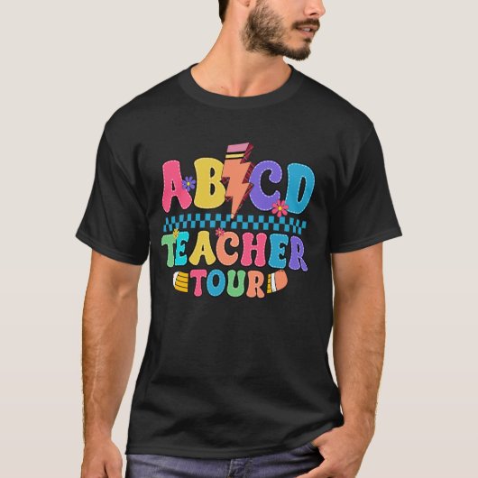 T-shirt Visite de l'enseignant de l'ABCD Premier jour de l (Devant)