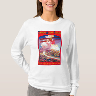 T-shirt Visite De Paris, France dans Aerocar PosterEurope