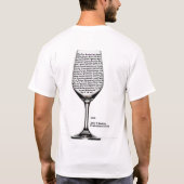 T-shirt Visite de pays de vin (Dos)