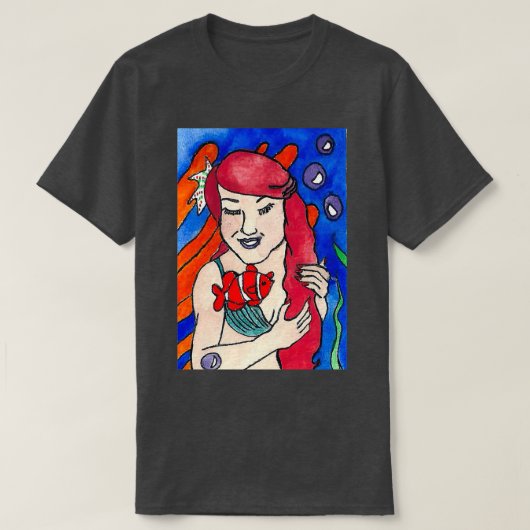T-shirt Visite de poisson clown (Design devant)