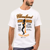 T-shirt Visite de surf de Cleveland Concours de Surf de Re (Devant)
