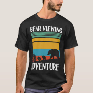 T-shirt Visite des ours dans le parc national Zoo ou la cr