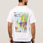 T-shirt visite européenne (Dos)