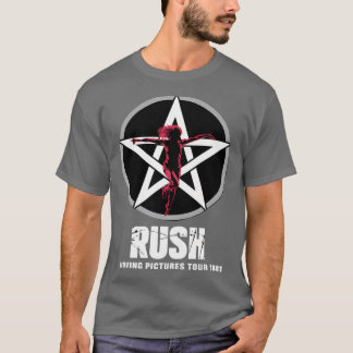 T-shirt Visite Rock 1981 de Rush