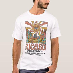 T-shirt Visite Vintage Mondiale 1978 Ricaso Joshua Tree Dé