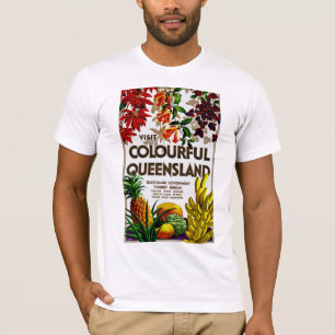 T-shirt Visiter Colorful Queensland