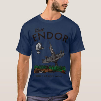 T-shirt Visiter Endor Funny