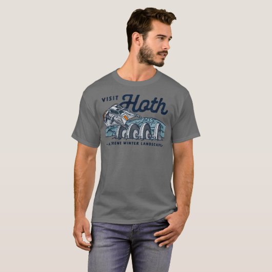 T-shirt Visiter Hoth Funny (Devant entier)