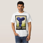 T-shirt Visiter Le Zoo (Devant entier)