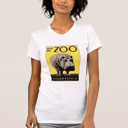 T-shirt Visiter Le Zoo (Devant)
