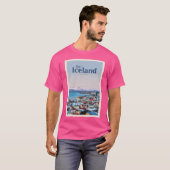 T-shirt Visiter l'Islande (Devant entier)