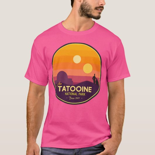 T-shirt Visiter Tatooine (Devant)