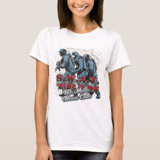 T-shirt Visites à domicile d'équipe de choc