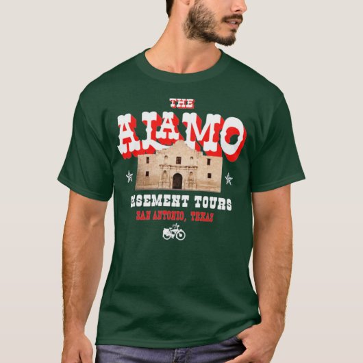 T-shirt Visites au sous-sol de l'Alamo (Devant)