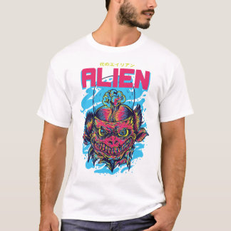 T-shirt Visiteur cosmique : Le design Alien