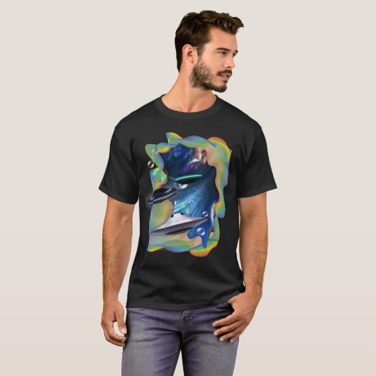 T-shirt Visiteurs de l'espace (Devant entier)