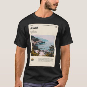 T-shirt Visitez Amalfi Italie (Affiche de voyage)