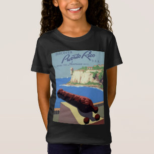 T-Shirt Visitez la forteresse El Morro, Porto Rico, Vieux 