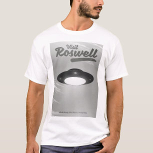 T-shirt Visitez l'affiche vintage de Roswell UFO