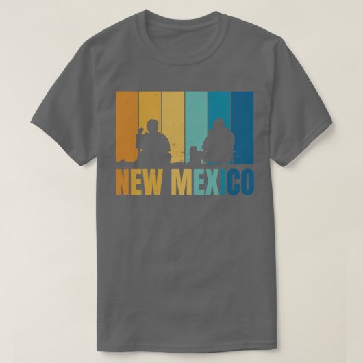 T-shirt Visitez le Nouveau-Mexique 1 (Design devant)