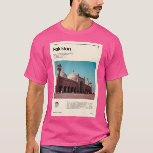 T-shirt Visitez le Pakistan (Affiche de voyage)