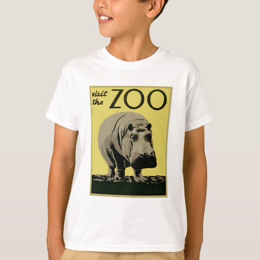 T-shirt Visitez le zoo (Devant)
