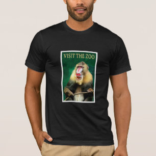 T-shirt Visitez le Zoo, ancienne affiche de voyage