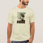 T-shirt Visitez le zoo - l'affiche de WPA - (Devant)