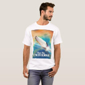 T-shirt Visitez l'univers de l'art spatial. (Devant entier)