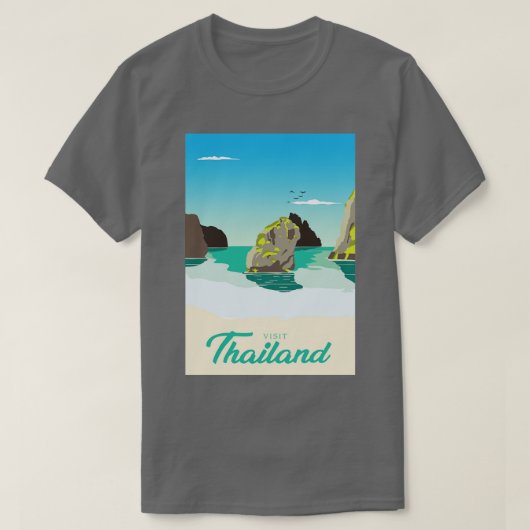 T-shirt Visitez Thai Beach (Design devant)