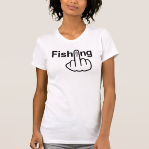 T-shirt Vissen draaien omdraaien