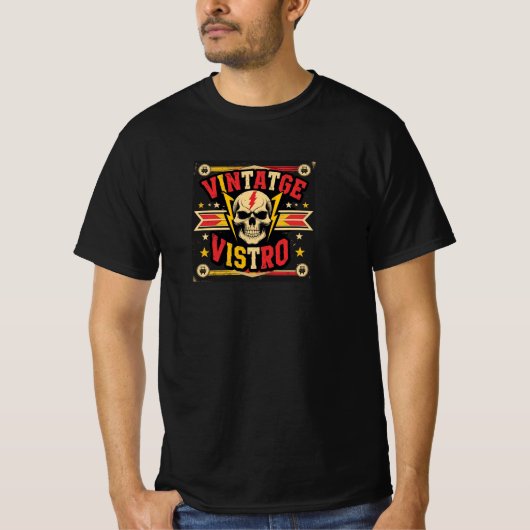 T-shirt Vistro vintage (Devant)