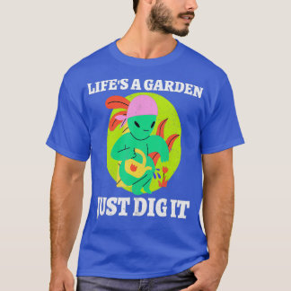T-shirt Vit Un Jardin Il Creuse Jardinage Jardinage Jardin